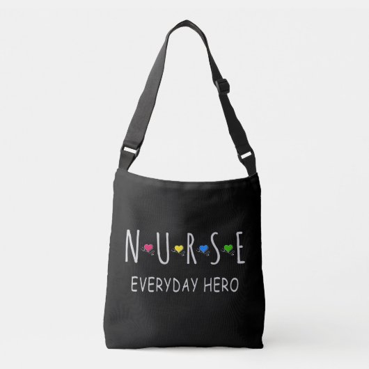 Nurse Day Hero Crossbody Tas (Voorkant)