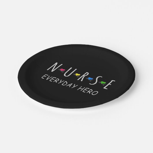 Nurse Day Hero Papieren Bordje (Gekanteld)