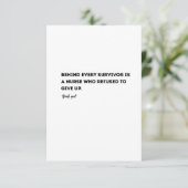 Nurse Definition Card – Funny & Heartfelt  Bedankkaart (Staand voorkant)