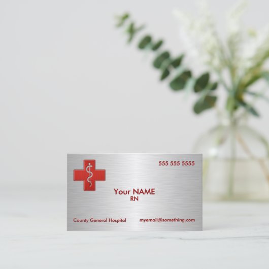 Nurse Deluxe Visitekaartje (Staand voorkant)