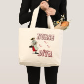 NURSE DIVA GROTE TOTE BAG (Voorkant (product))