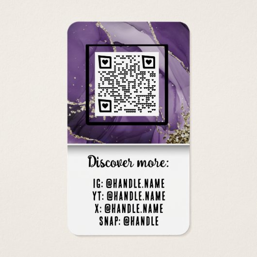 Nurse Doctor Healthcare Professional Elegant Logo Visitekaartje (Achterkant)