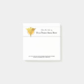 Nurse Doctor Medical caduceus symbool goud wit Post-it® Notes (Voorkant)