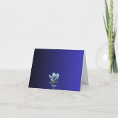 Nurse Doctor Medical flowre Stethoscope Nursing Bedankkaart (Achterkant)