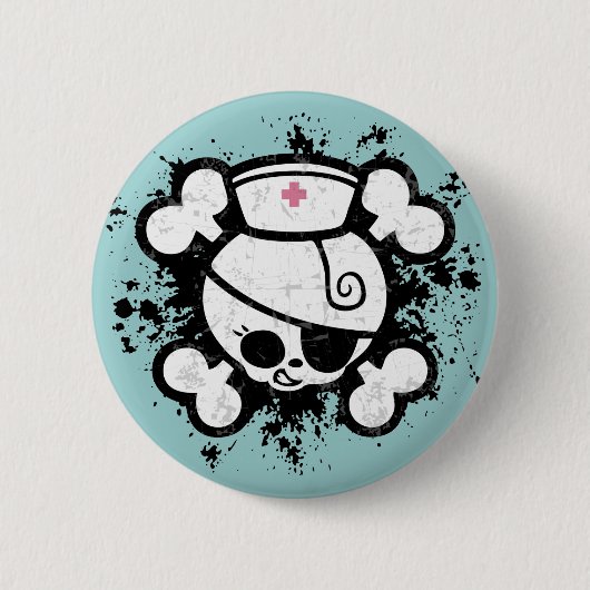 Nurse dolly Splat Ronde Button 5,7 Cm (Voorkant)