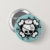 Nurse dolly Splat Ronde Button 5,7 Cm (Voorkant /achterkant)