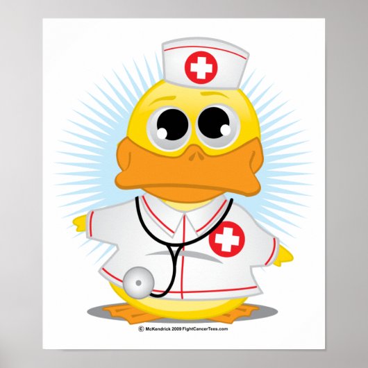 Nurse Duck Poster (Voorkant)