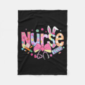 Nurse Easter Day Cute Coquette Stethoscope Nursing Fleece Deken (Voorkant)