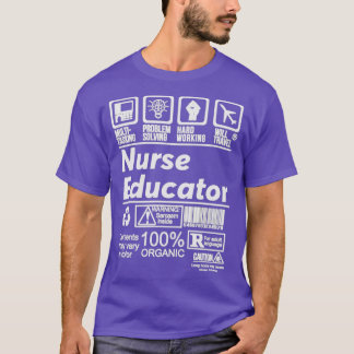 NURSE EDUCATOR OPLOSSEN PROBLEMEN ONTWERP T-SHIRT