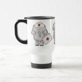 Nurse Elephant Travel mug Reisbeker (Links)