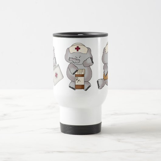 Nurse Elephant Travel mug Reisbeker (Center)
