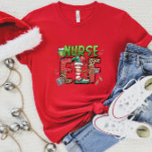 Nurse Elf Holiday T-shirt