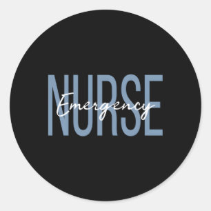 Nurse Emergency Room Nurse Registered Nurse Ronde Sticker