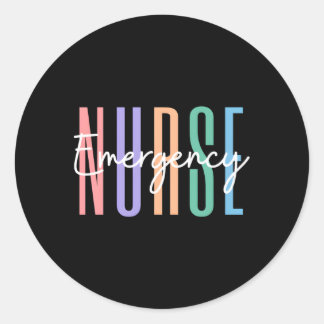 Nurse Emergency Room Nurse Registered Nurse Ronde Sticker