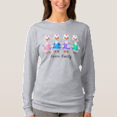 Nurse Emily Long Sleeve Gray Goose T-Shirt (Voorkant)
