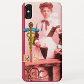  NURSE en Gold Caduceus NR Case-Mate iPhone Case (Achterkant)