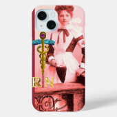  NURSE en Gold Caduceus NR Case-Mate iPhone Case (Achterkant)