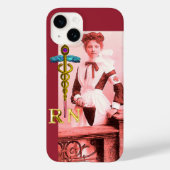  NURSE en Gold Caduceus NR Case-Mate iPhone Case (Achterkant)