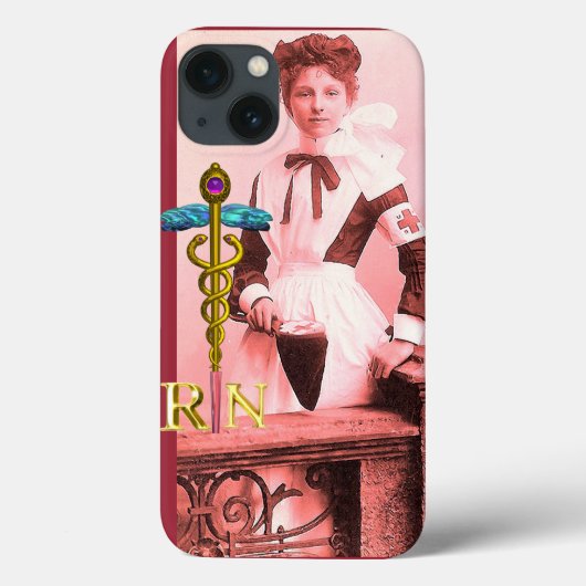 NURSE en Gold Caduceus NR Case-Mate iPhone Case (Achterkant)