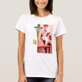  NURSE en Gold Caduceus NR T-shirt (Voorkant)