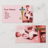  NURSE en Gold Caduceus NR Visitekaartje (Voorkant / Achterkant)