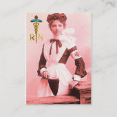NURSE en Gold Caduceus NR Visitekaartje (Achterkant)