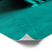 NURSE EN RESCUE DOG/Gold Caduceus RN Emblem Poster (Hoek)