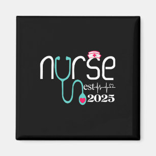 Nurse Est 2025 RN Nursing School Afstuderen Gradua Magneet