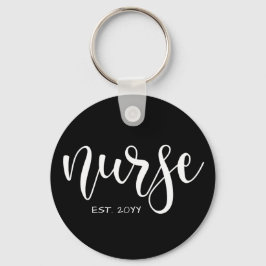 Nurse Est Custom Year Student Nurse RN graduatie Sleutelhanger