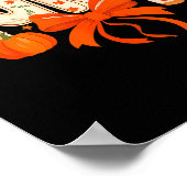 Nurse Fall Autumn Pumpkin Sce Coffee Thanksgiving  Poster (Hoek)