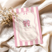 Nurse Fancy Coquette Roze Bow Afstuderen Kaart