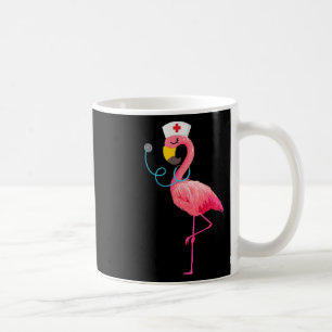 Nurse Flamingo - Funny Flamingo Lover Nursing Koffiemok