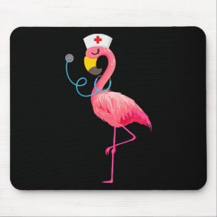 Nurse Flamingo - Funny Flamingo Lover Nursing Muismat
