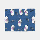Nurse Fleece Blanket Blue Deken (Voorkant (Horizontaal))