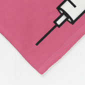 Nurse Fleece Blanket roze #5 (Hoek)