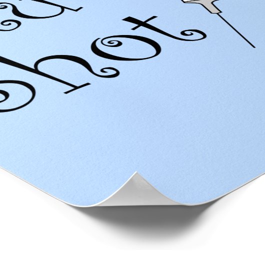 Nurse Flu Shot Chick Poster (Hoek)