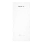 Nurse Flu Shot Chick Reclamekaart (Achterkant)