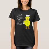 Nurse Flu Shot Chick T-shirt (Voorkant)