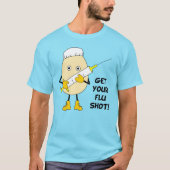 Nurse Flu Shot Egghead T-shirt (Voorkant)