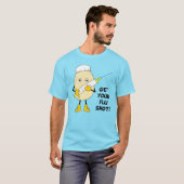 Nurse Flu Shot Egghead T-shirt (Voorkant volledig)