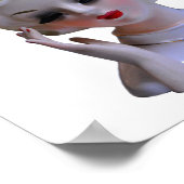 Nurse Front Line Hero Caregiver Lady Head Vase Poster (Hoek)