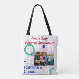 Nurse Fuel Canvas tas - Grappige cafeïne en chaos 