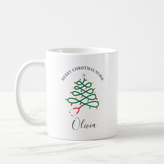 Nurse Fuel – Custom Cute Christmas Mug for Holiday Koffiemok (Links)