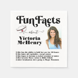 Nurse Fun Facts Afstuderen Foto Servet