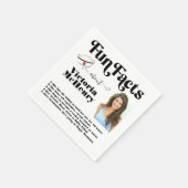 Nurse Fun Facts Afstuderen Foto Servet (Hoek)