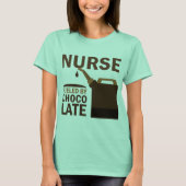 Nurse (Funny) Chocolate T-shirt (Voorkant)
