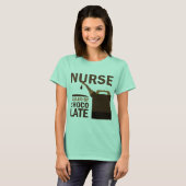 Nurse (Funny) Chocolate T-shirt (Voorkant volledig)