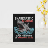 Nurse Funny Gezegde Nursing Waardering Kaart (Gele Bloem)