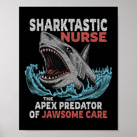 Nurse Funny Gezegde Nursing Waardering Poster (Voorkant)