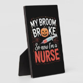 Nurse Funny Halloween Nursing Essential T-shirt_1 Fotoplaat (Zijkant)